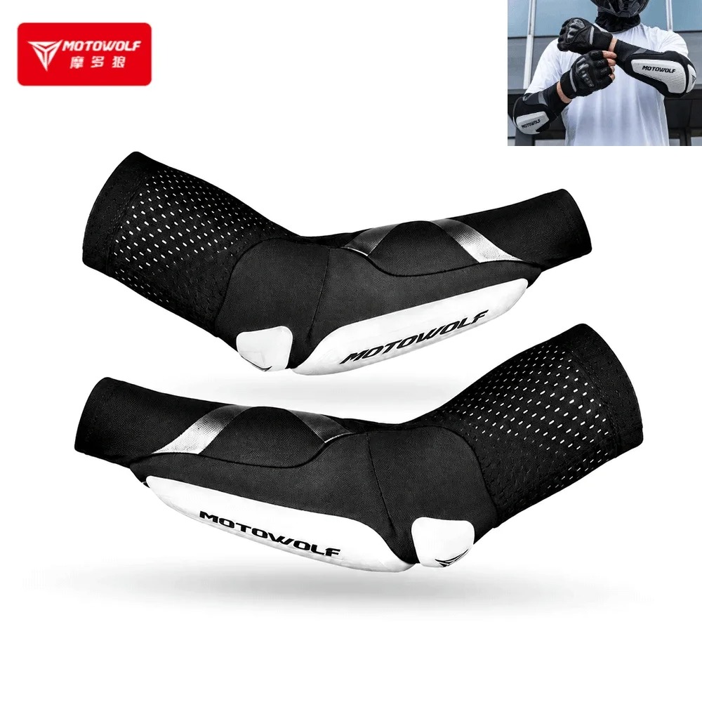 แผ่นรองข้อศอกสำหรับมอเตอร์ไซค์ - Mountain Biking Elbow Pads บทวิจารณ์และราคา
