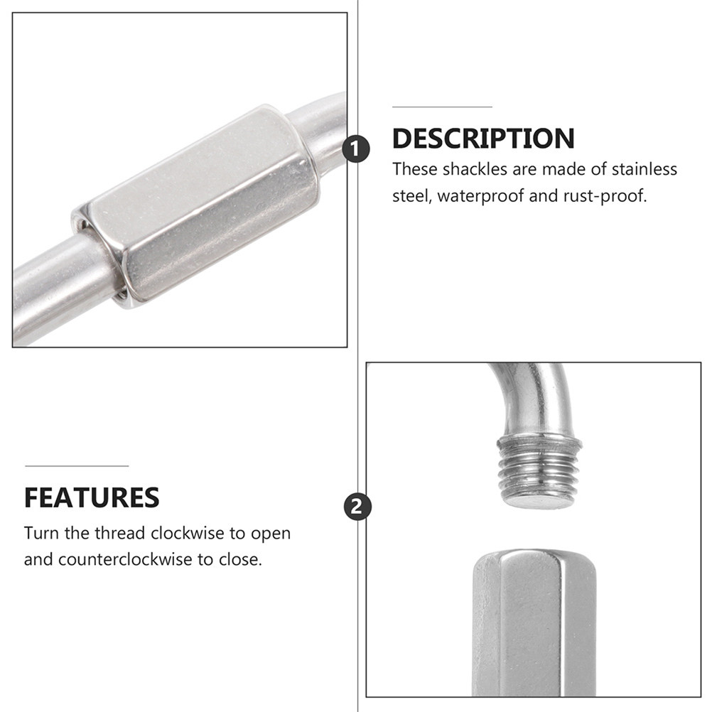 10 ชิ้น โซ่สเตนเลสสตีล ข้อต่อเ - Chain Quick Link บทวิจารณ์และราคา