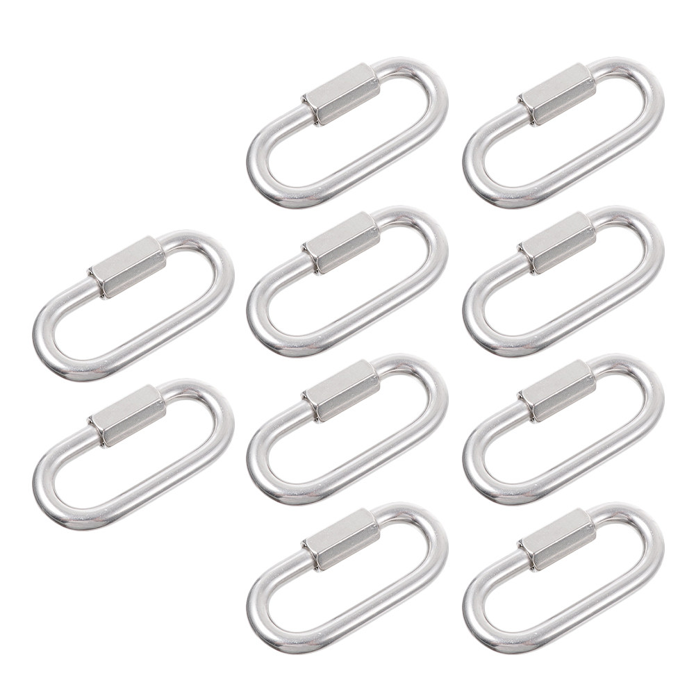 10 ชิ้น โซ่สเตนเลสสตีล ข้อต่อเ - Chain Quick Link บทวิจารณ์และราคา