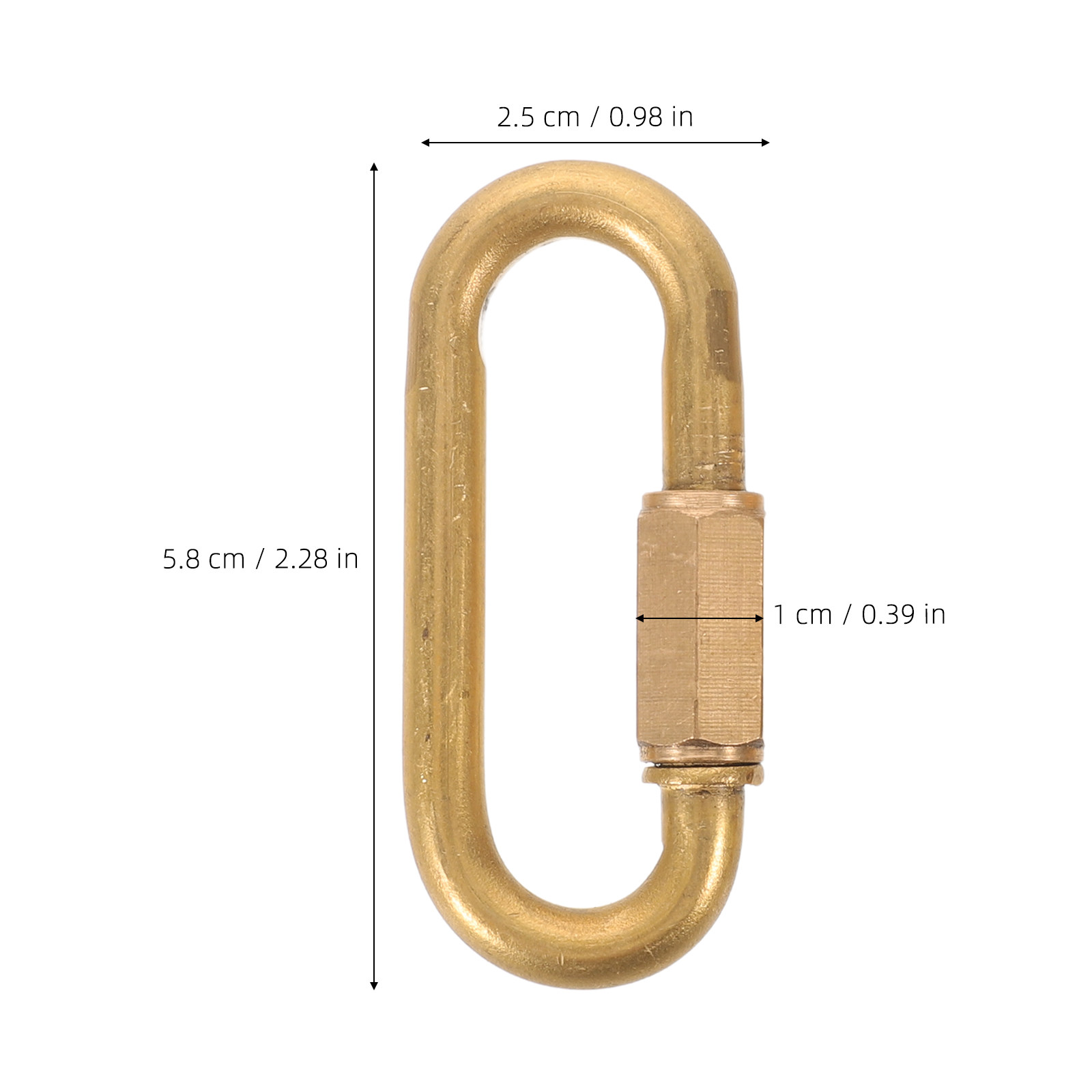 2 ชิ้น ตัวล็อคสกรูทองแดง ข้อต่ - Chain Quick Link บทวิจารณ์และราคา