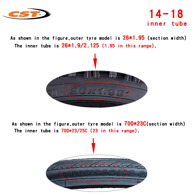 ยางในจักรยาน CST ขนาด 20 นิ้ว  - Mountain Biking Tube บทวิจารณ์และราคา